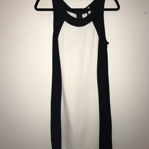 Kensie Black White Sleeveless Dress, S